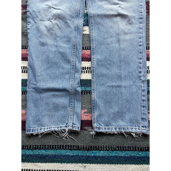 90s Distressed Sonoma High Rise Straight Fit Jeans Size 32 - Picture 7 of 8